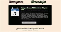 Desktop Screenshot of katayunos.com