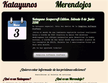 Tablet Screenshot of katayunos.com